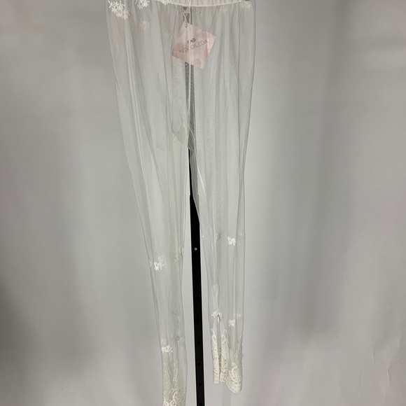 NWT Nidodelida sheer white lace tights - Picture 1 of 5